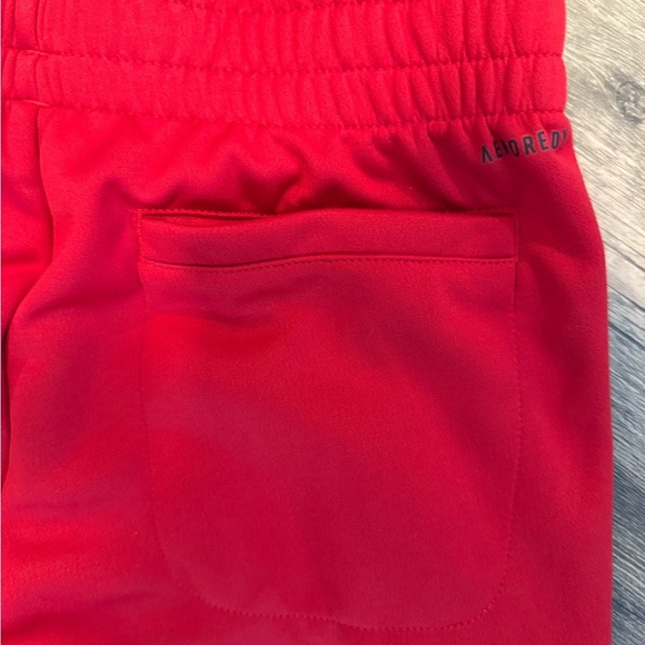 NWT ADIDAS UNDER THE CITY LIGHTS Warm Up Red White Sweatpants - Picture 7 of 14